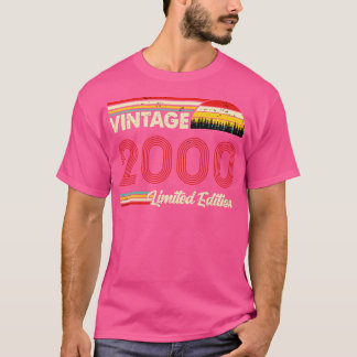 Vintag 2000 Shirt Limited Edition 2000 Geburtstag