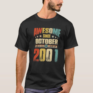 Vintag 2001 20. Geburtstag Phantastisch seit 2. Ok T-Shirt