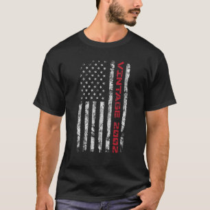 Vintag 2002 21. Geburtstag 21 Jahre alte US-Flagge T-Shirt