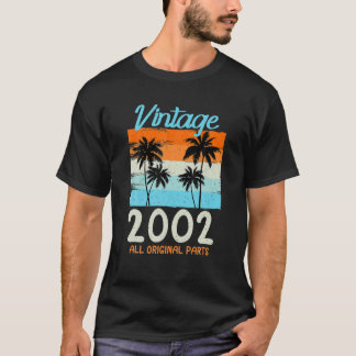 Vintag 2002 T S Alle Originalteile Palmen Trees T-Shirt