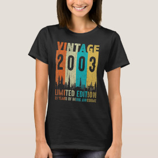Vintag 2003 Limited Edition 20. Geburtstagsgeschen T-Shirt
