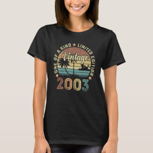 Vintag 2003 Tag 19. Geburtstag 19 Jahre alt T-Shirt