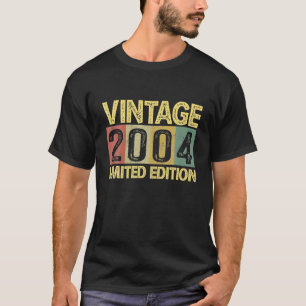 Vintag 2004 Sonntag 18 Jahre Alter Sonntag 18. Geb T-Shirt