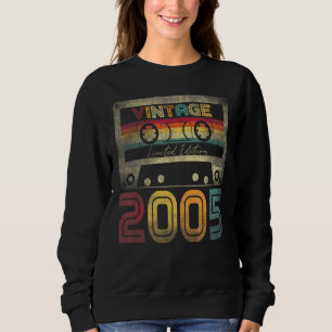 Vintag 2005 17. Geburtstagsideen Männer Frauen Ihm Sweatshirt