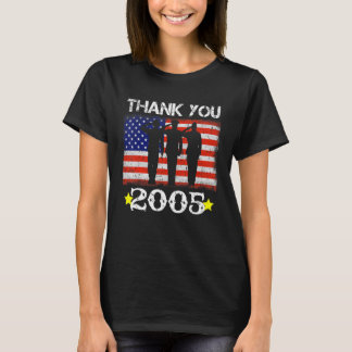 Vintag 2005 17 Jahre alte Flagge Amerikanischer 17 T-Shirt