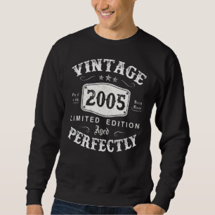 Vintag 2005 18 Jahre alt 18. Geburtstag für Männer Sweatshirt