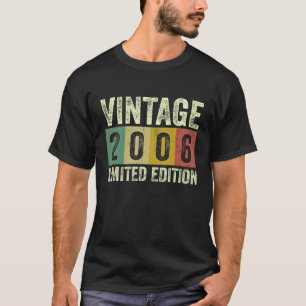 Vintag 2006 16 Jahre alt 16. Geburtstag T-Shirt