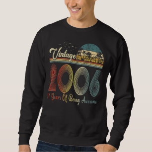 Vintag 2006 17. Geburtstag 17 Jahre alt für Junge Sweatshirt