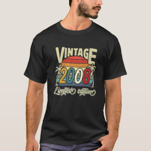 Vintag 2008 14th Birthday Limited Edition 14 Year T-Shirt