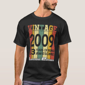 Vintag 2009 13 Jahre Phantastisch 13. Geburtstag T-Shirt