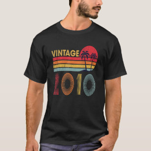Vintag 2010 12 Jahre Jungen und Mädchen 12. Geburt T-Shirt