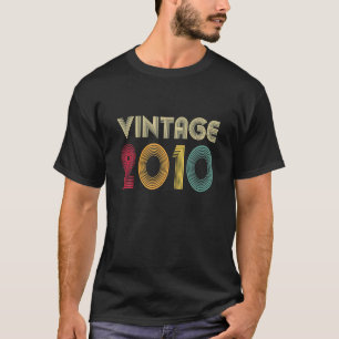 Vintag 2010 13. Geburtstagsgeschenk Männer Frauen  T-Shirt