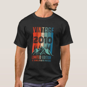 Vintag 2010 Limited Edition 12. Geburtstag 12 Jahr T-Shirt