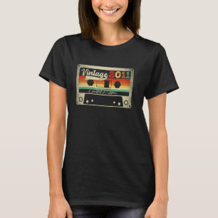 Vintag 2011 Retro 14. Geburtstag 14 Jahre alt T-Shirt