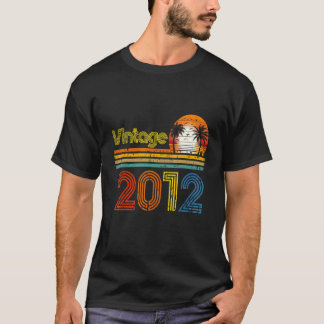 Vintag 2012 10 Jahre alte Männer und Frauen 10. Bi T-Shirt