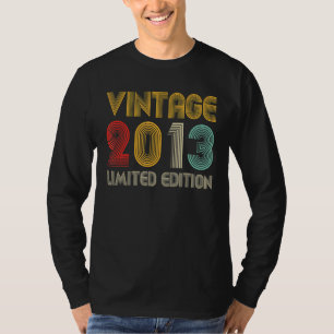 Vintag 2013 9 Jahre alt 9. Geburtstag T-Shirt