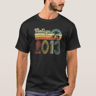 Vintag 2013 Gebildet im Jahr 2013 9. Geburtstag 9  T-Shirt