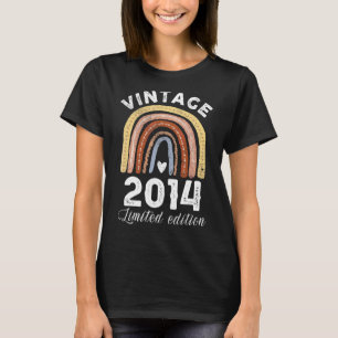 Vintag 2014 8 Jahre alt 8. Geburtstag T-Shirt