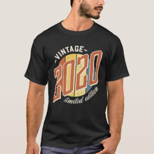 Vintag 2020 Geburtstag Jahr Limited Edition 2 Jahr T-Shirt