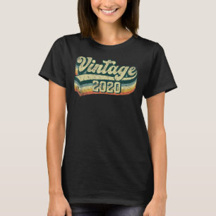 Vintag 2020 Made in 2020 2. Geburtstag Retro 2 Jah T-Shirt