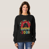 Vintag 22. Geburtstag Phantastisch seit 2000 Retro Sweatshirt (Vorne ganz)