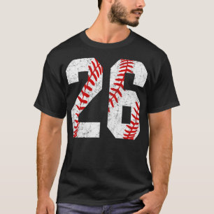 Vintag 26 Baseball Laces Baseball Mama Jersey Lieb T-Shirt