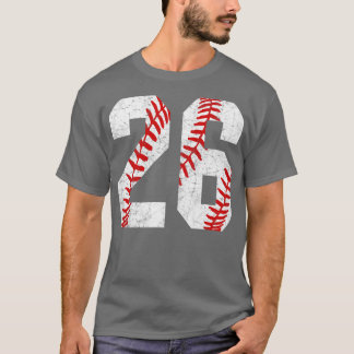 Vintag 26 Baseball Laces Baseball Mama Jersey Lieb T-Shirt