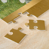 Vintag 2 Hühner und Eierspeisen Puzzle (Seite)