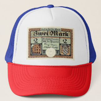 Vintag 2 Mark Notgeld Beckum Trucker Hat Truckerkappe