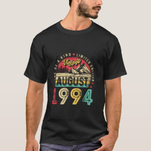 Vintag 30. Geburtstag Funny August 1994 30 Bday Me T-Shirt