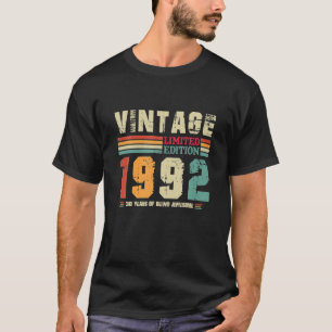 Vintag 30 Jahre alter Retro Geburtstag Phantastisc T-Shirt