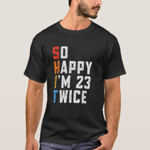 Vintag 46 Jahre alt 1975 Sarcastic Funny 46. Gebur T-Shirt