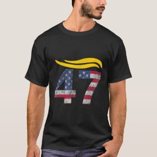 Vintag 47 Trump-Haar 2 T-Shirt