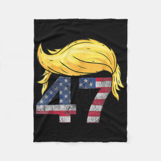 Vintag 47 Trump Hair Fleecedecke