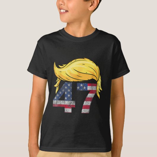 Vintag 47 Trump Hair T-Shirt (Vorderseite)