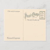 Vintag 4. Juli, Feier, Feuerwehr, Jungen Einladungspostkarte (Rückseite)