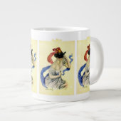 Vintag 4. Juli Patriotic Masquerade Party Jumbo-Tasse (Vorderseite Rechts)