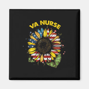 Vintag 4. Juli VA Nurse Patriotic Real Americ Magnet