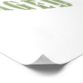 Vintag 50. Geburtstag Poster (Ecke)