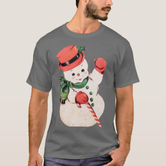 Vintag 50er Snowman T-Shirt