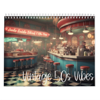 Vintag "50er Vibes Kalender