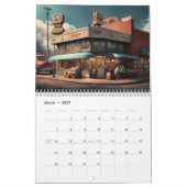 Vintag "50er Vibes Kalender (Mär 2027)