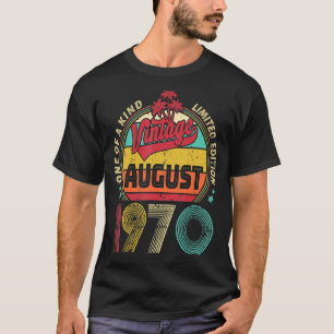 Vintag 52. Geburtstag Phantastisch seit August 197 T-Shirt