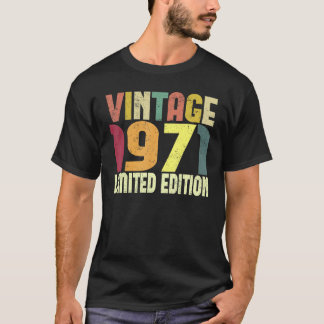 Vintag 52 Geburtstagsdekorationen Männer 52. BDay  T-Shirt