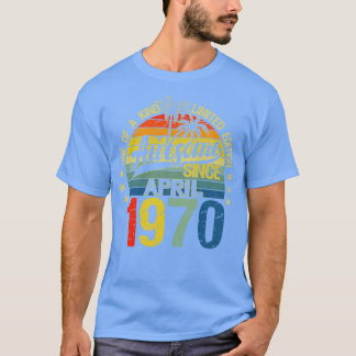 Vintag 52 Jahre alt April 1970 Dekorationen 52. B T-Shirt
