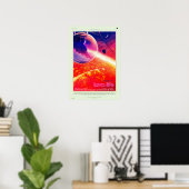 Vintag 55 Cancri e Lava Life Travel Poster (Heimbüro)