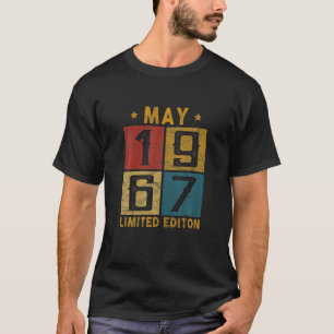 Vintag 55. Geburtstag Mai 1967 Geboren 1967 55 Jah T-Shirt