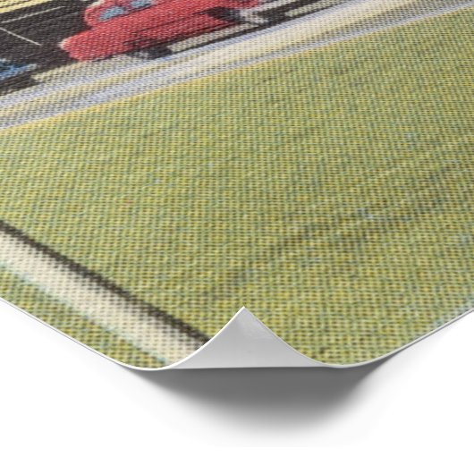 Vintag 5 Min. Poster (Ecke)