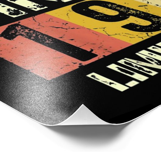 Vintag 60 Geburtstag Fotodruck (Ecke)