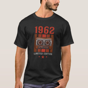 Vintag 60. Geburtstag T-Shirt Jahr 1962 Limited Ed